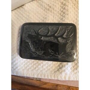 Majestic elk at night buckle